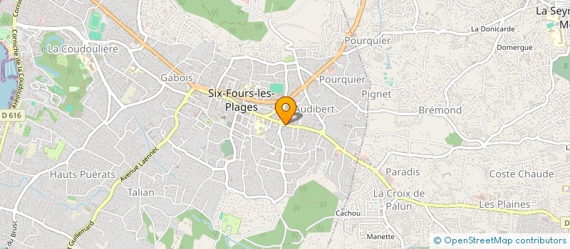localisation de l'entreprise CNA DEMENAGEMENTS à SIX-FOURS-LES-PLAGES