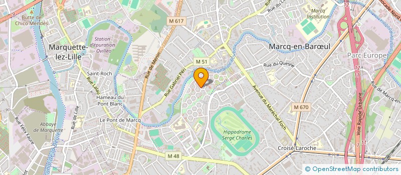 localisation de l'entreprise CNA GIRES PATRIMOINE à MARCQ-EN-BARŒUL