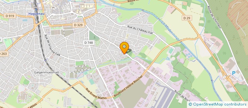 localisation de l'entreprise CNA HABITAT  HAGUENAU