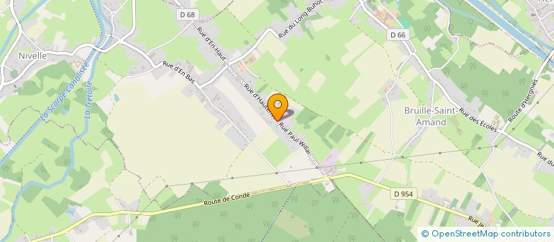 localisation de l'entreprise CNA NIVELLE  NIVELLE