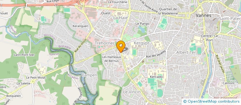 localisation de l'entreprise CNA2C (CENTRE NATIONAL AGREE- CONTROLE ET COHERENCE) à VANNES