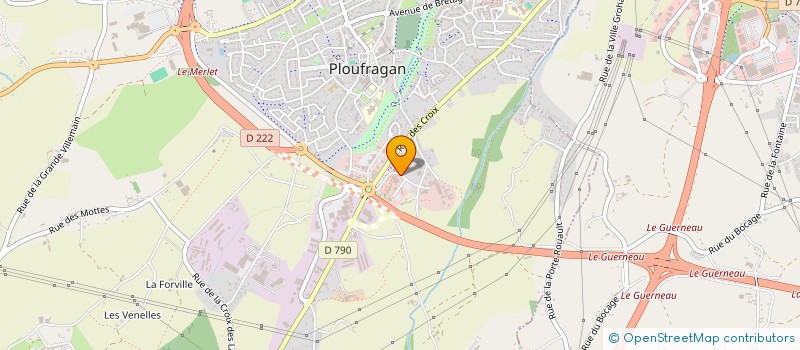 localisation de l'entreprise CNAM BRETAGNE - AGCNAM  PLOUFRAGAN