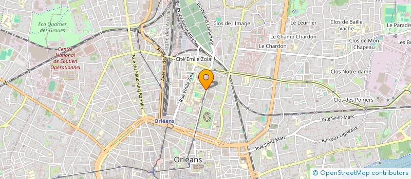 localisation de l'entreprise CNAM CENTRE-VAL DE LOIRE - AGCNAM à ORLEANS