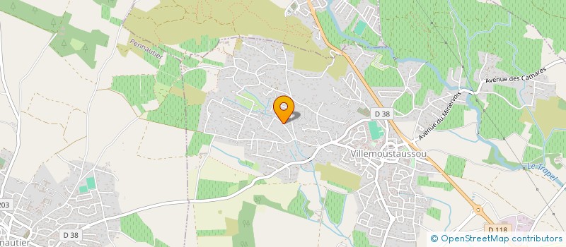 localisation de l'entreprise CNB 2 à VILLEMOUSTAUSSOU