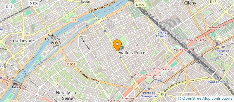 localisation de l'entreprise CNB à LEVALLOIS-PERRET