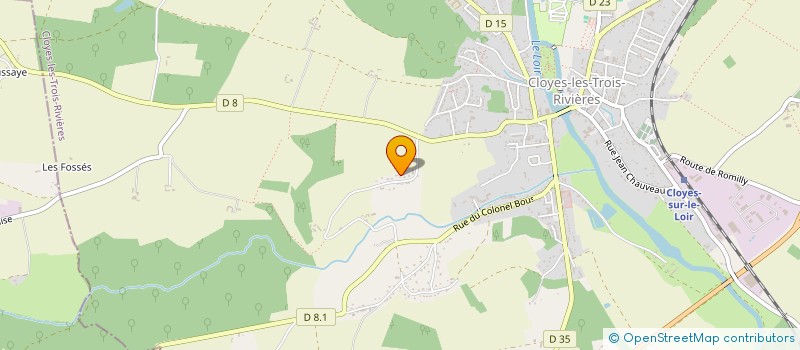 localisation de l'entreprise CNB à CLOYES-LES-TROIS-RIVIERES