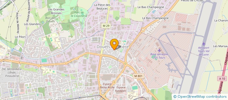 localisation de l'entreprise CNB AGENCEMENT à TOURS