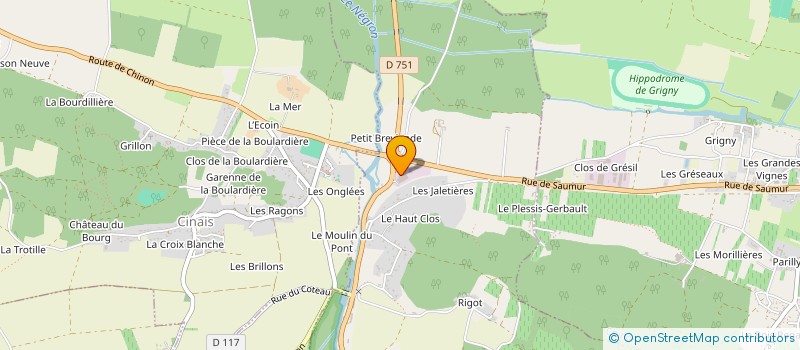 localisation de l'entreprise CNB SERVICE  LA ROCHE-CLERMAULT