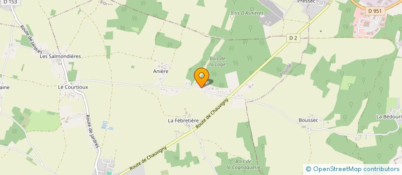 localisation de l'entreprise CNBM  POUILLE