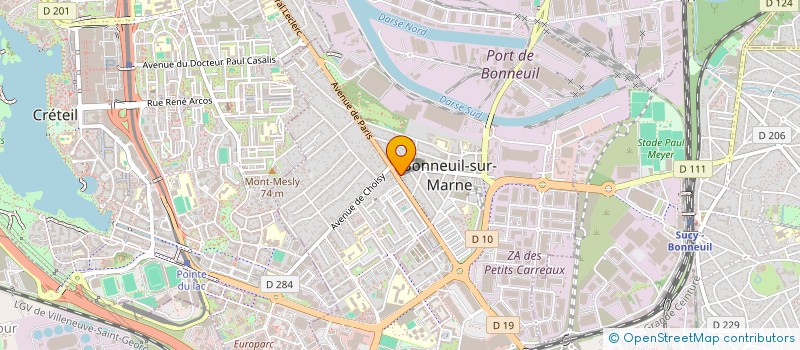 localisation de l'entreprise CNC à BONNEUIL-SUR-MARNE