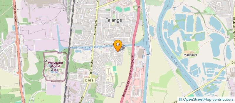 localisation de l'entreprise CNC  TALANGE