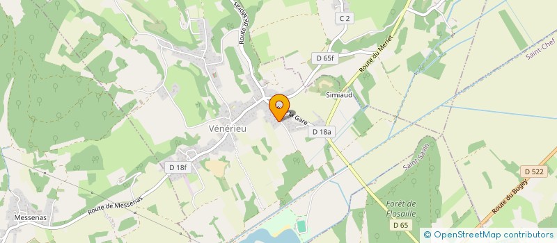 localisation de l'entreprise CNC  VENERIEU