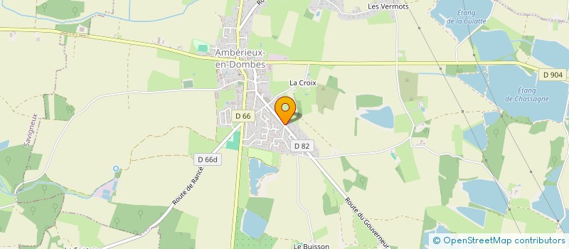 localisation de l'entreprise CNC CURTIL  AMBERIEUX-EN-DOMBES