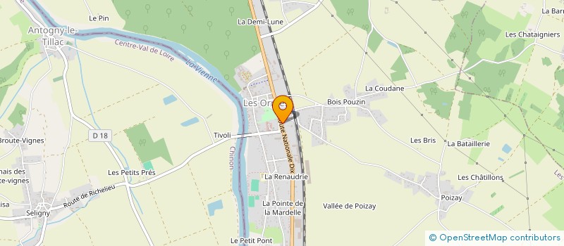 localisation de l'entreprise CNC ENERGIE  LES ORMES