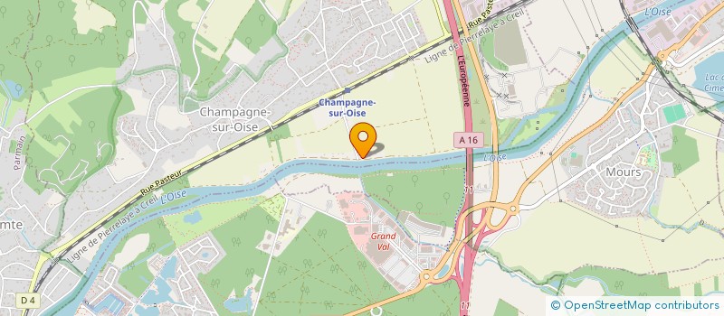 localisation de l'entreprise CNC IMMOBILIER  CHAMPAGNE-SUR-OISE