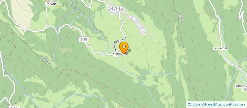 localisation de l'entreprise CNC OFFICE  CLEYZIEU