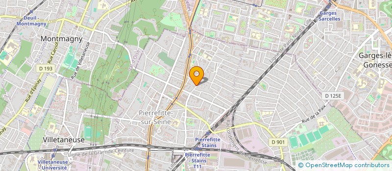 localisation de l'entreprise CNC TECHNIQUE INDUSTRIES à PIERREFITTE-SUR-SEINE