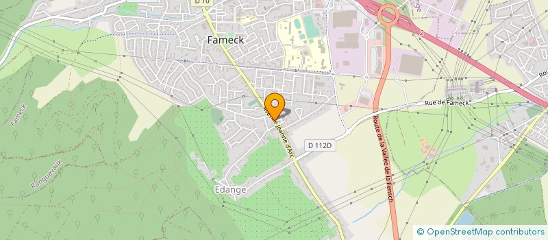 localisation de l'entreprise CNC TOITURES à FAMECK