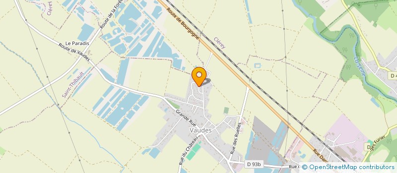 localisation de l'entreprise CNCC  VAUDES