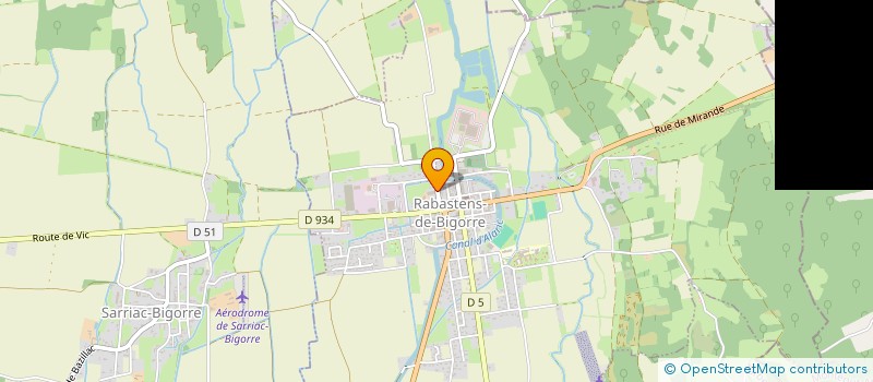 localisation de l'entreprise CNCL  RABASTENS-DE-BIGORRE