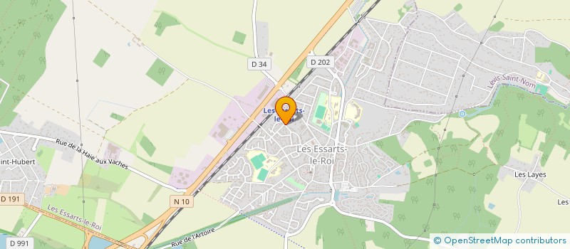 localisation de l'entreprise CND  LES ESSARTS-LE-ROI