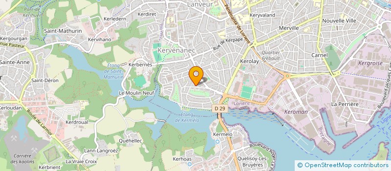 localisation de l'entreprise CND  LORIENT