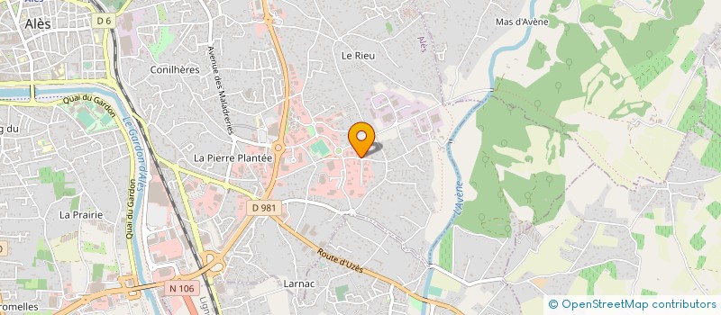 localisation de l'entreprise CND COIFFURE  ALES