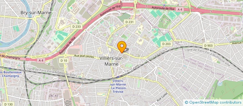 localisation de l'entreprise CND TRADING  VILLIERS-SUR-MARNE