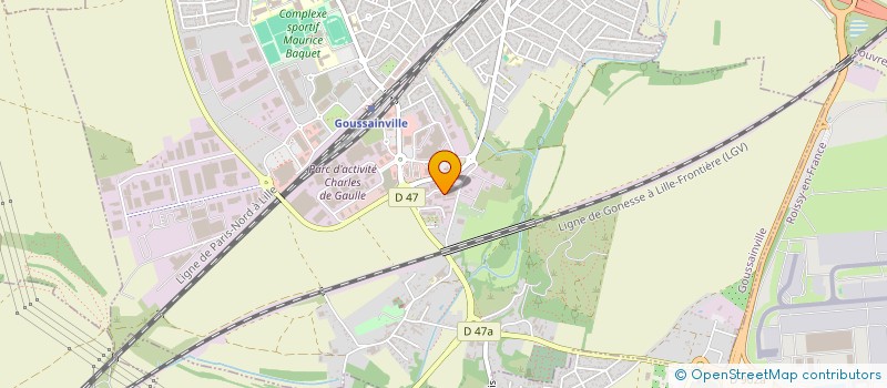 localisation de l'entreprise CNDD à GOUSSAINVILLE