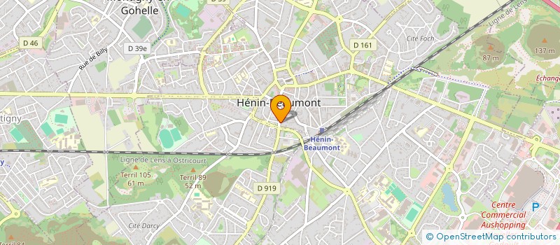 localisation de l'entreprise CNDF à HENIN-BEAUMONT