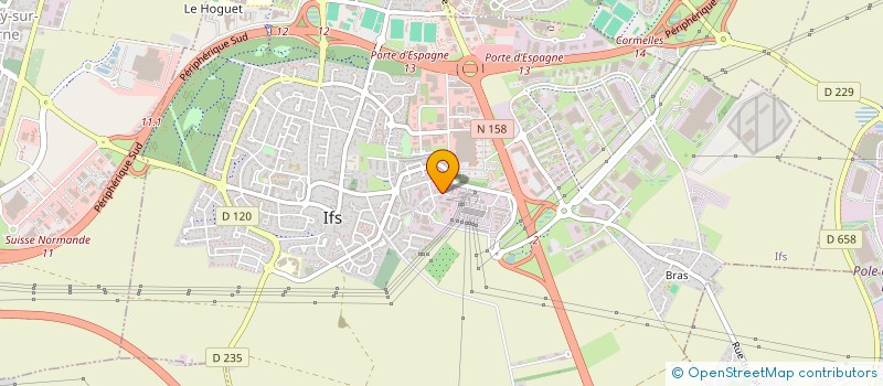 localisation de l'entreprise CNDP OUEST  IFS