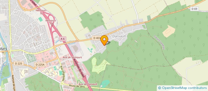 localisation de l'entreprise CNE  DARVAULT