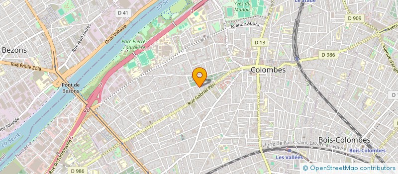 localisation de l'entreprise CNE à COLOMBES