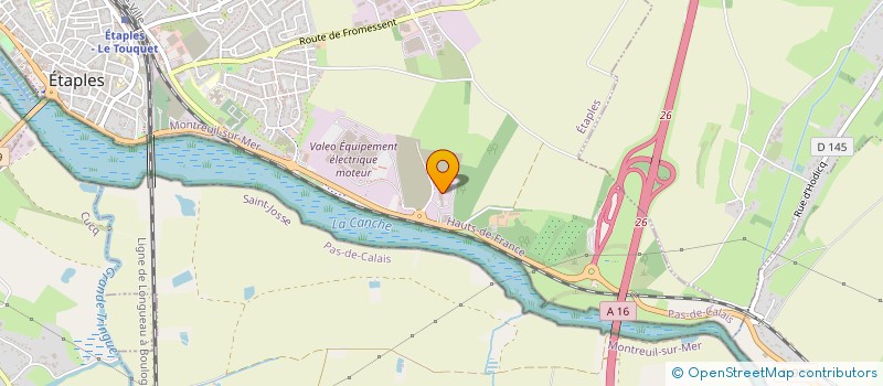 localisation de l'entreprise CNE  ETAPLES