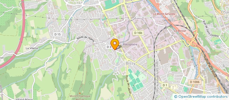 localisation de l'entreprise CNEF SAVOIE  CHAMBERY