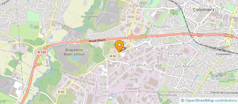 localisation de l'entreprise CNEJ à COLOMIERS