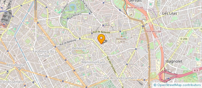 localisation de l'entreprise CNER  PARIS