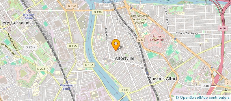 localisation de l'entreprise CNERGIE à ALFORTVILLE