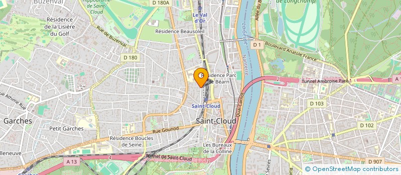 localisation de l'entreprise CNEXUS à SAINT-CLOUD