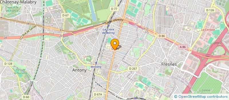 localisation de l'entreprise CNF à ANTONY