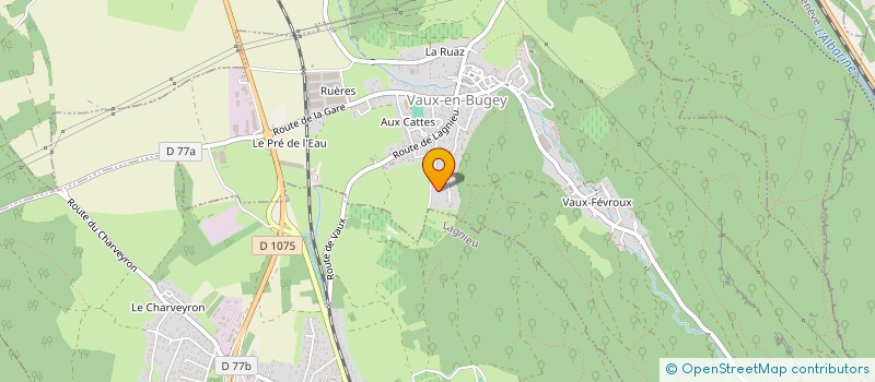 localisation de l'entreprise CNF ALLIANCE  VAUX-EN-BUGEY