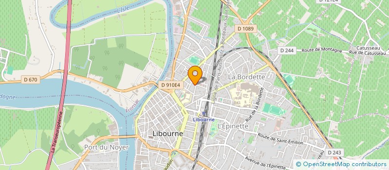 localisation de l'entreprise CNF CONSEILS  LIBOURNE