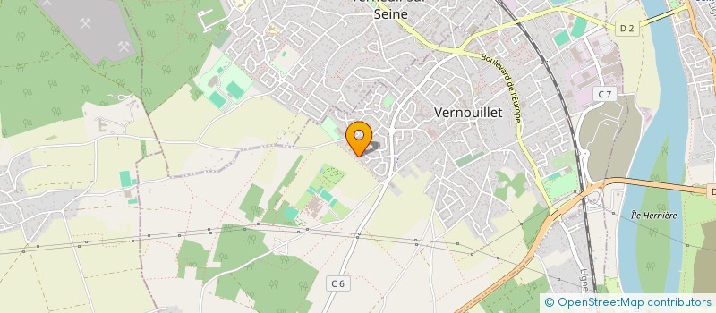 localisation de l'entreprise CNF HOLDING à VERNOUILLET