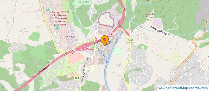 localisation de l'entreprise CNF HOLDING à FREJUS