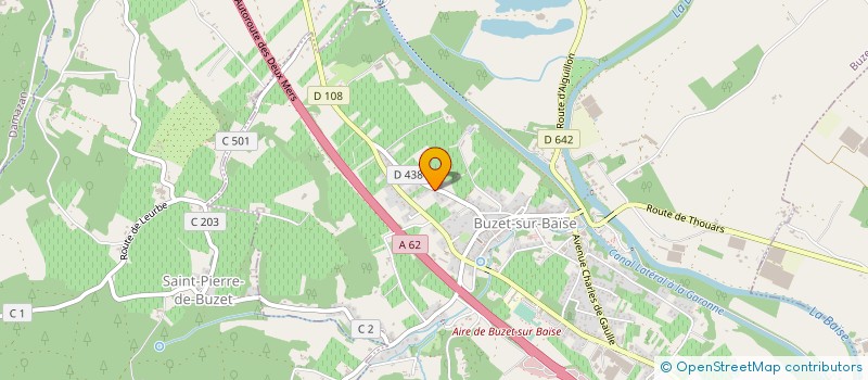 localisation de l'entreprise CNF INVEST 47  BUZET-SUR-BAISE