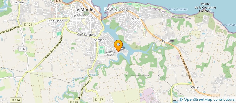 localisation de l'entreprise CNF3 TRANSPORTS à LE MOULE