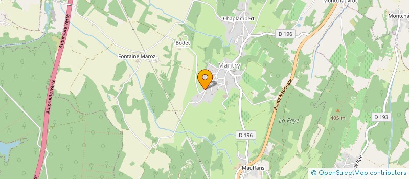 localisation de l'entreprise CNG  MANTRY