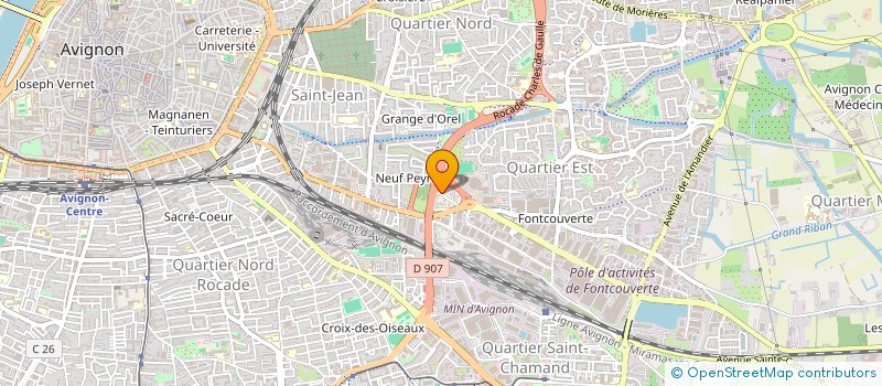 localisation de l'entreprise CNG  NIMES