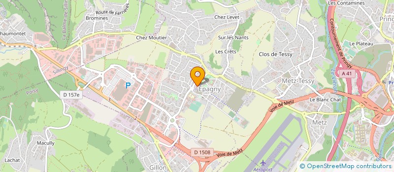 localisation de l'entreprise CNG IMMO  EPAGNY METZ-TESSY