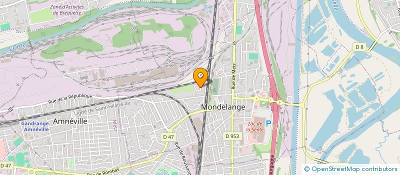 localisation de l'entreprise CNGG  MONDELANGE